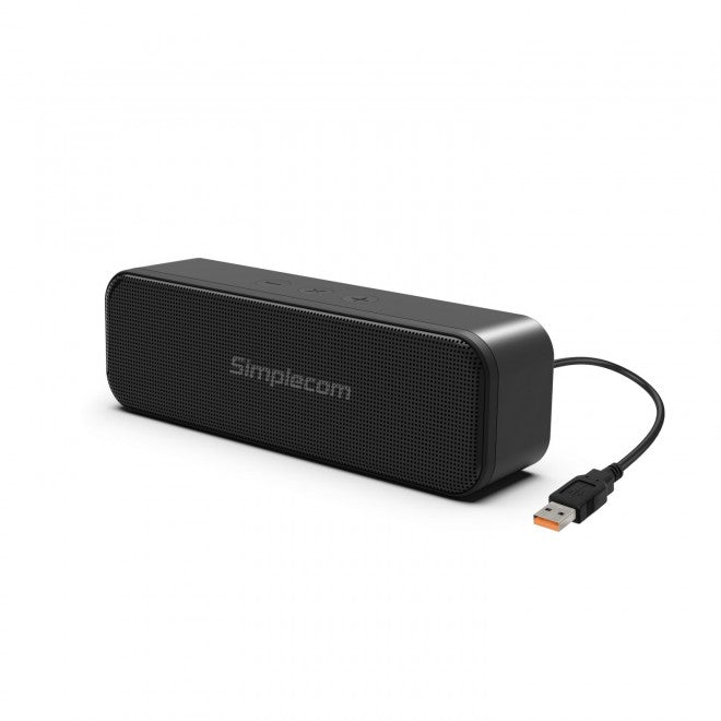 Simplecom USB Stereo Soundbar Speaker with Volume Control