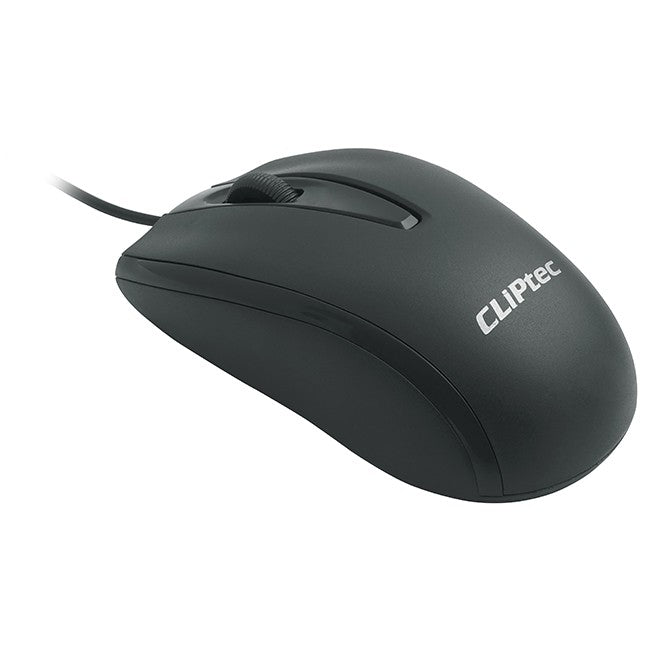 Cliptec Silent Optical LED Wired Mouse Mice 1200dpi With USB Cable