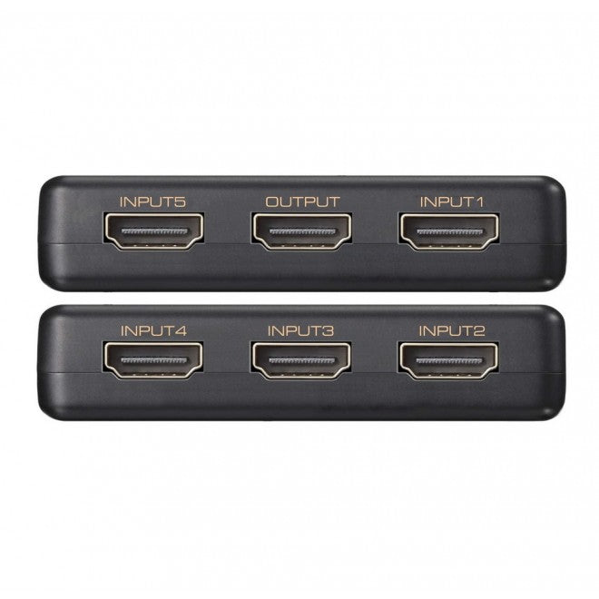 Simplecom 5 Way HDMI Switch 5 IN 1 OUT Splitter 4K@60Hz Ultra HD