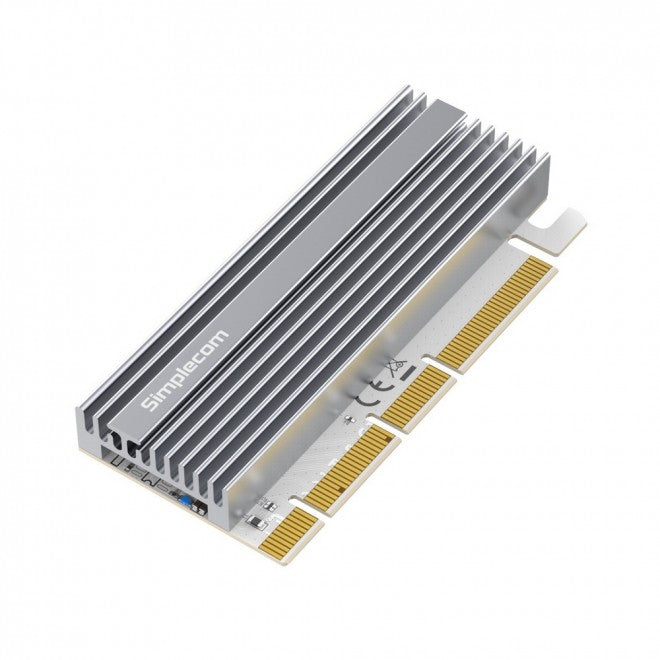 Simplecom NVMe M.2 SSD to PCIe x4 x8 x16 Expansion Card RGB