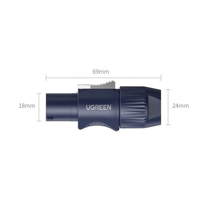 UGREEN C-NL4FC Audio Speaker Connector Plug