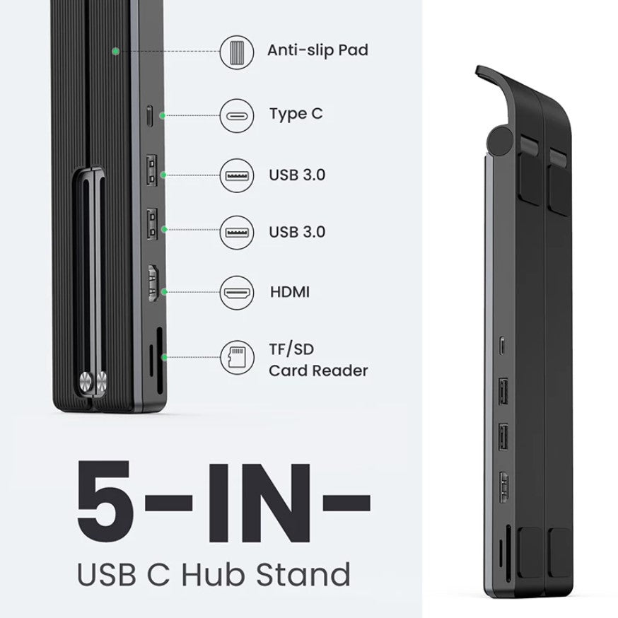 UGREEN X-Kit 5 in 1 USB-C Laptop Stand Docking Station