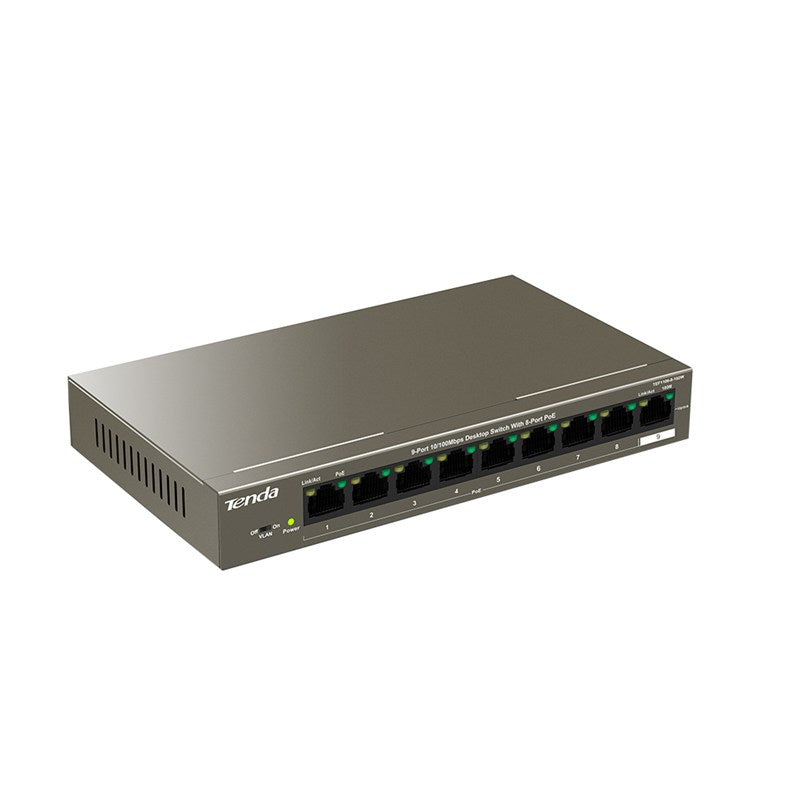 Tenda TEF1109P-8-102W 9 Port Desktop Switch with 8 Port PoE