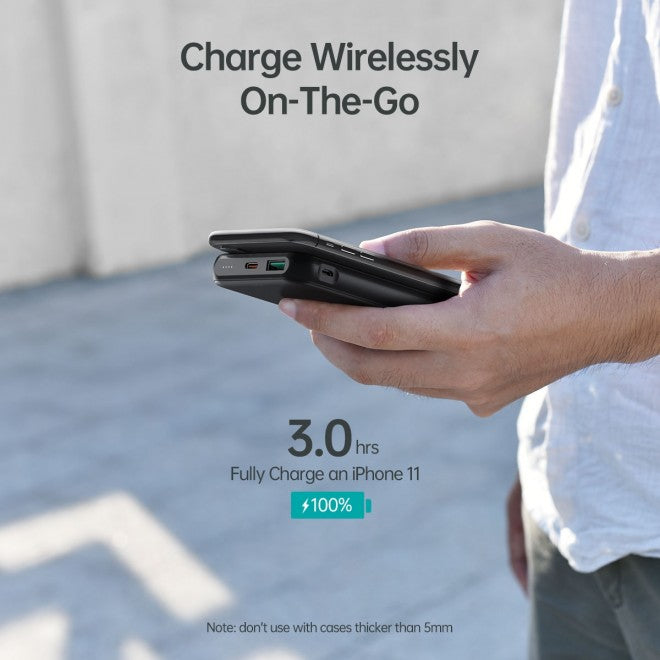 Choetech 18W 10000mAh Wireless Fast Charger Power Bank