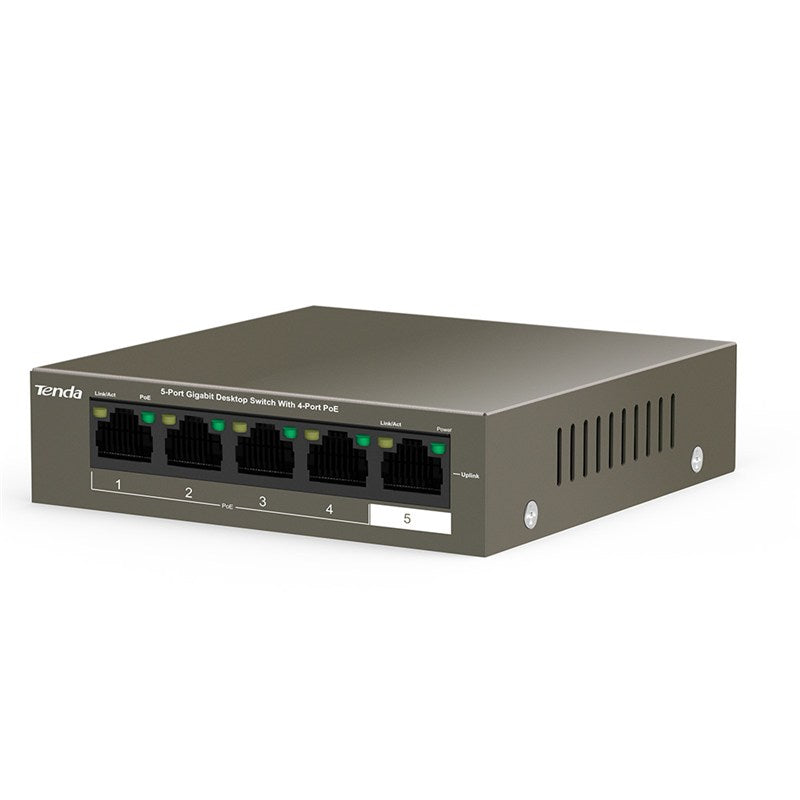 Tenda TEG1105P-4-63W 5 Port Gigabit Switch with 4 Port PoE