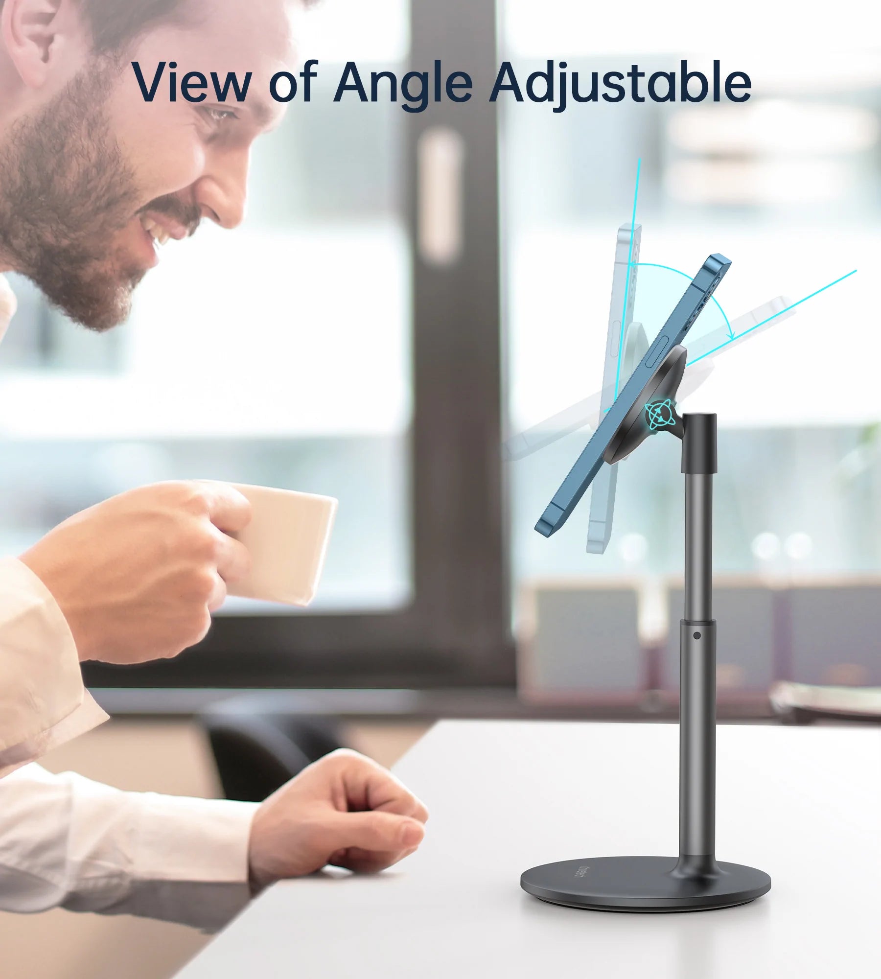 Choetech Magsafe Magnetic Holder Desk Table Stand for iPhone 17 16 15 - view 3