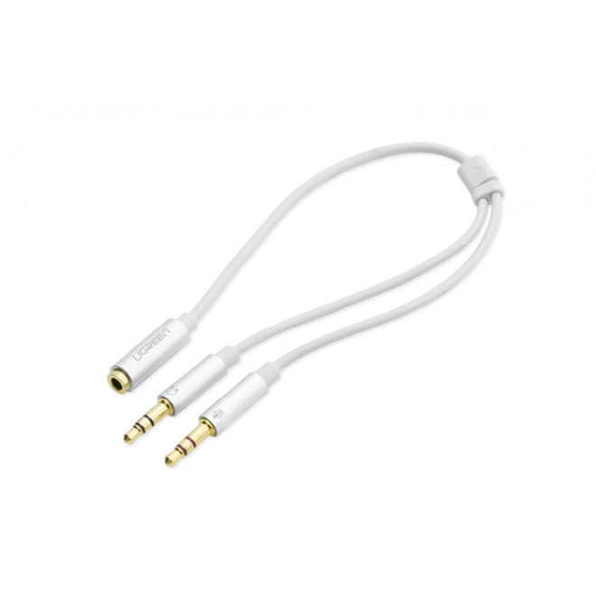 UGREEN Audio Splitter 3.5mm Female to 3.5mm Sound and Microphone Male