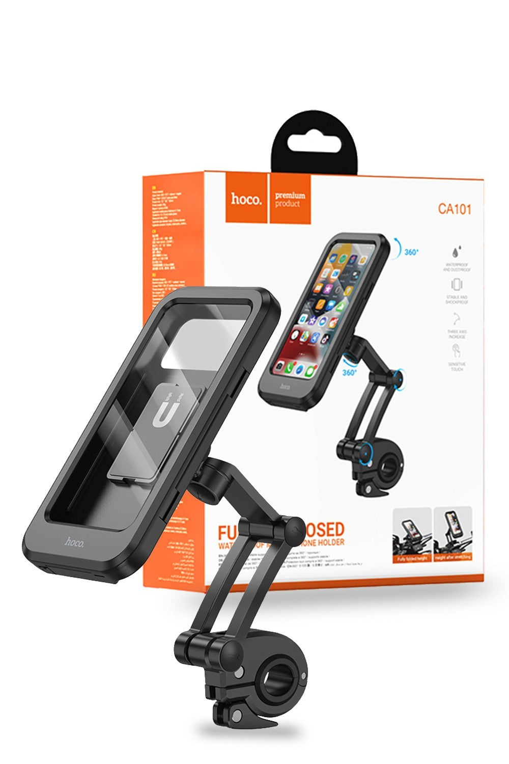 Hoco Waterproof Motorcycle Bicycle Phone Holder CA101