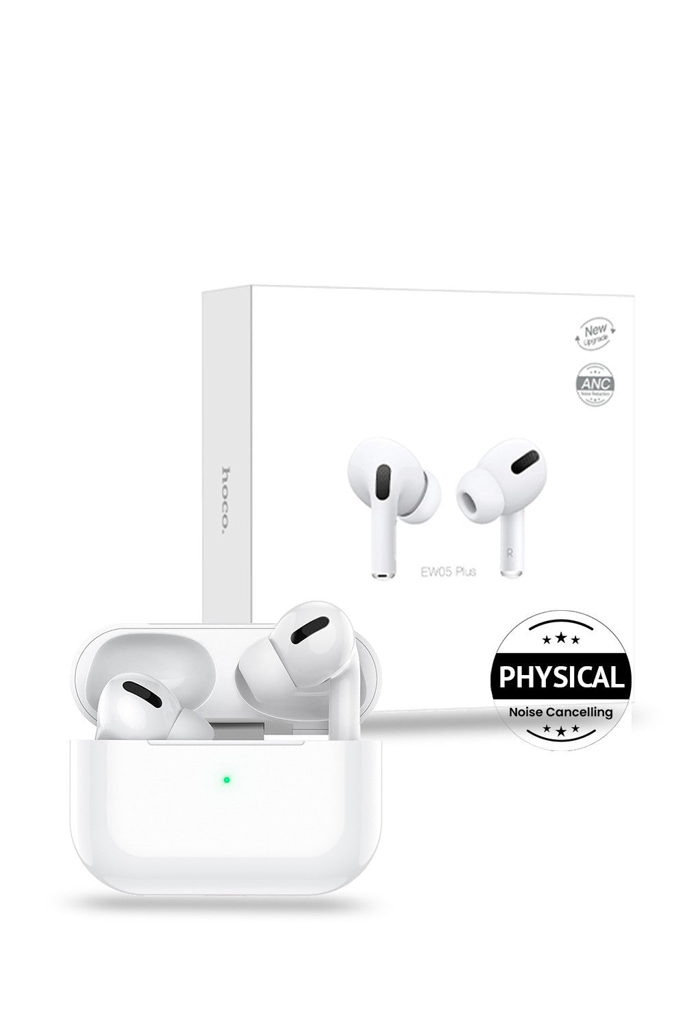 Hoco Physical Noise Cancelling Bluetooth TWS Wireless Earphones Headphones Earbuds