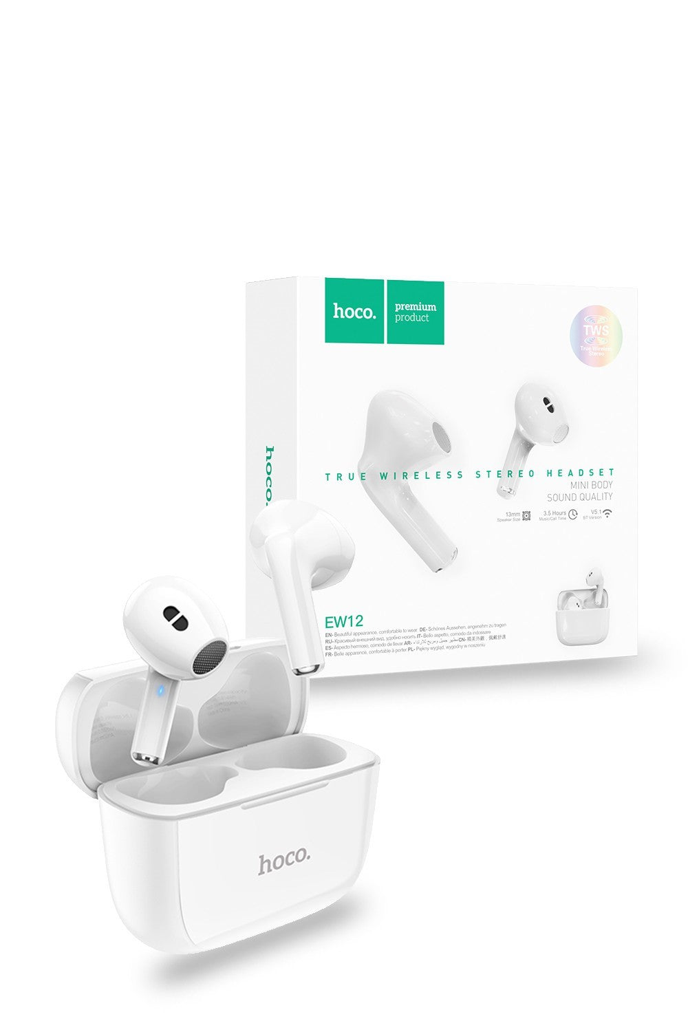 Hoco Bluetooth TWS Mini Wireless Earphones Clear Stereo Sound EW12