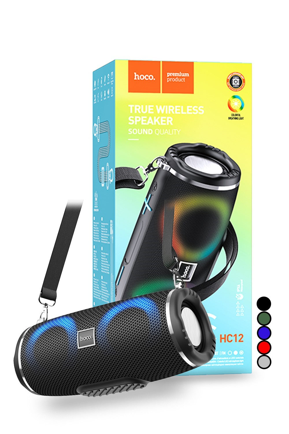 Hoco Bluetooth Speaker Portable IPX5 Waterproof HC12