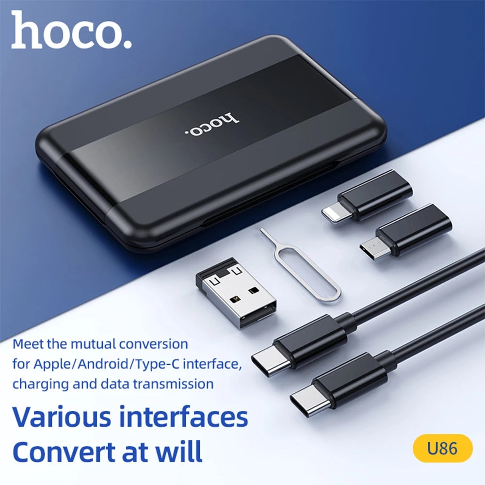 Hoco Treasure Kit USB-C Lightning Adapter SIM U86