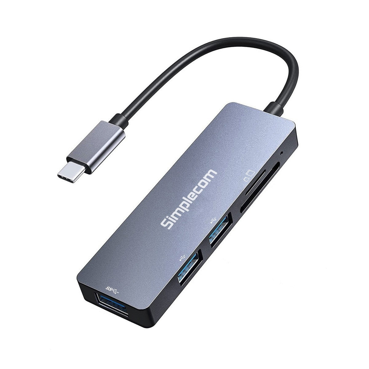 Simplecom 5 in 1 USB-C to USB-A SD MicroSD Hub