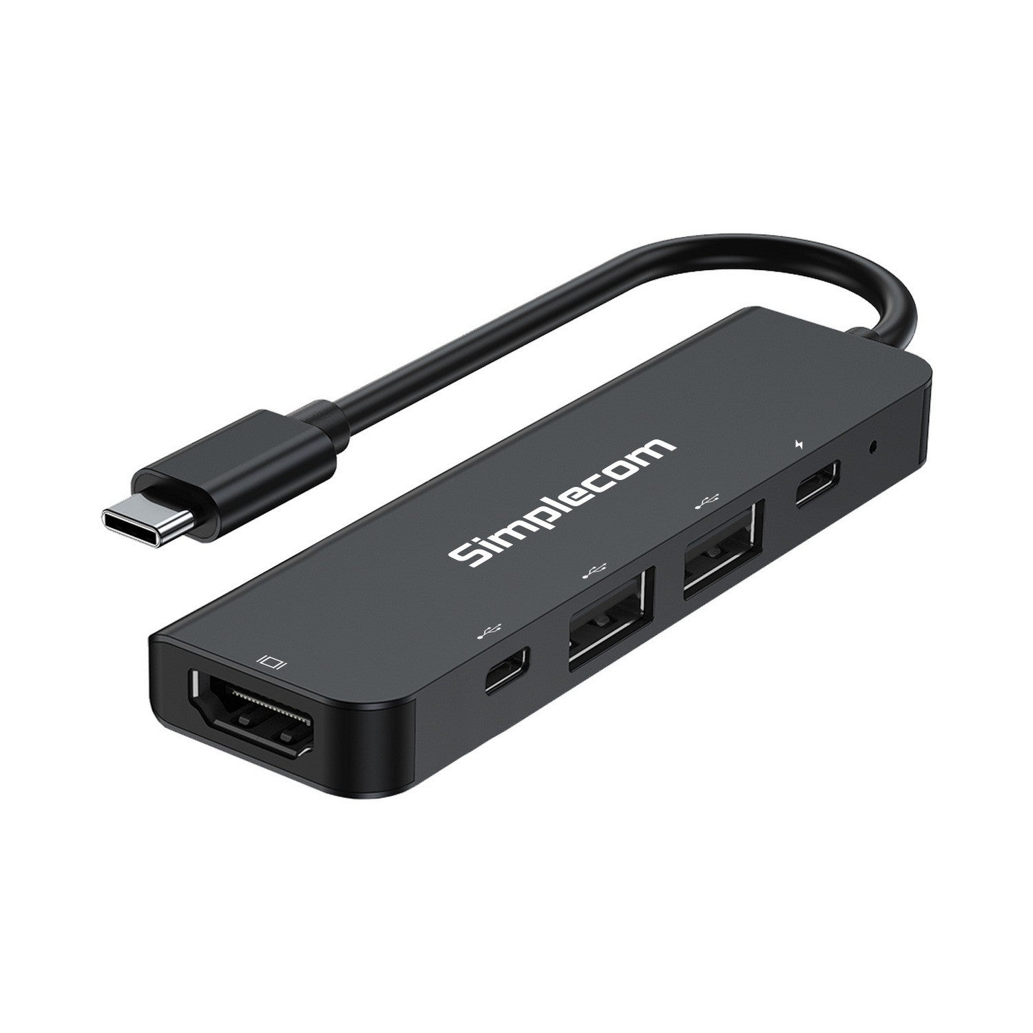 Simplecom 5 in 1 USB-C Adapter Hub with 3-Port USB 3.0 Hub PD HDMI