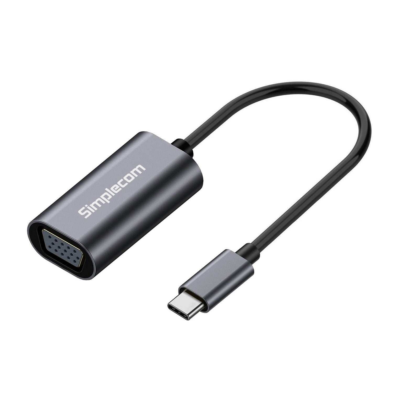 Simplecom USB-C to VGA Adapter Full HD 1080p