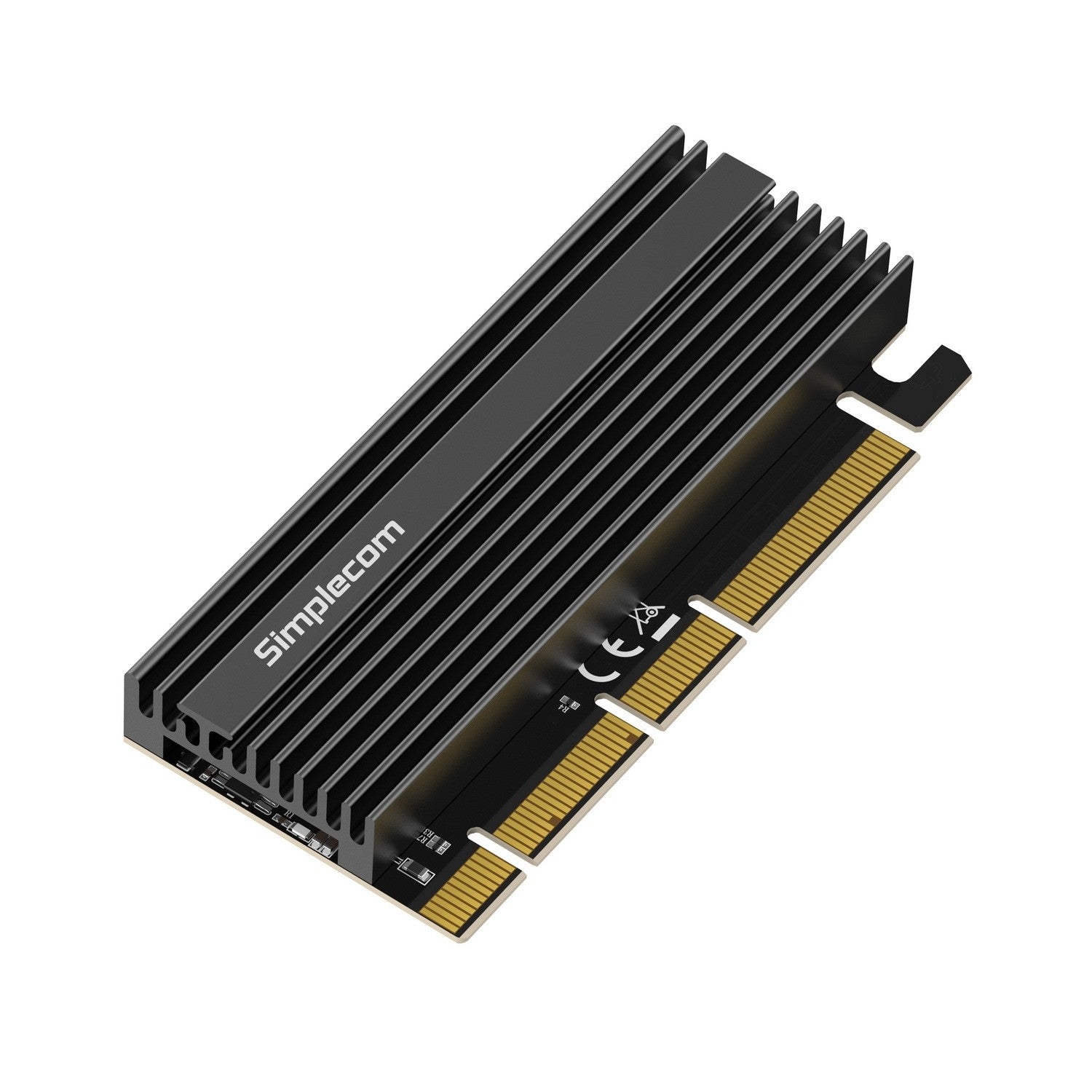 Simplecom NVMe M.2 SSD to PCIe x4 x8 x16 Expansion Card Black